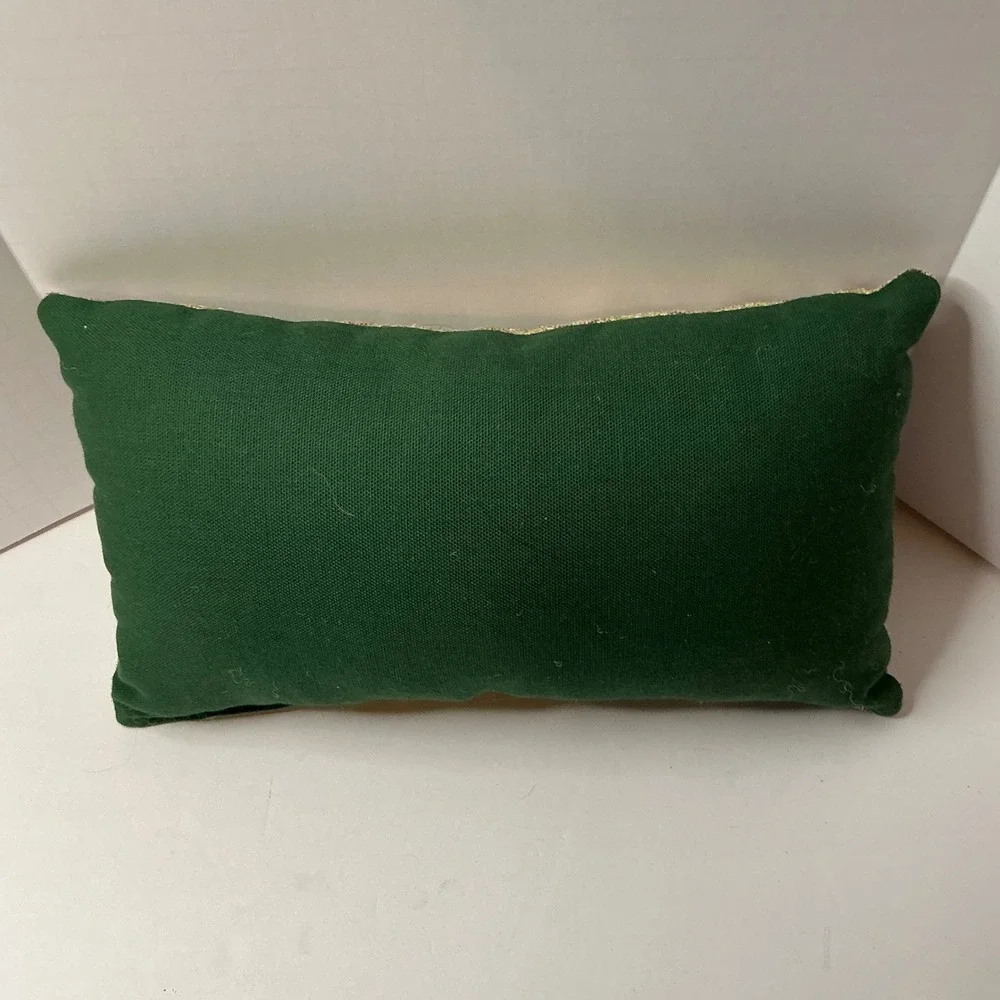 Holiday Christmas Tree Tapestry‎ Pillow with Clear Photo Pocket
